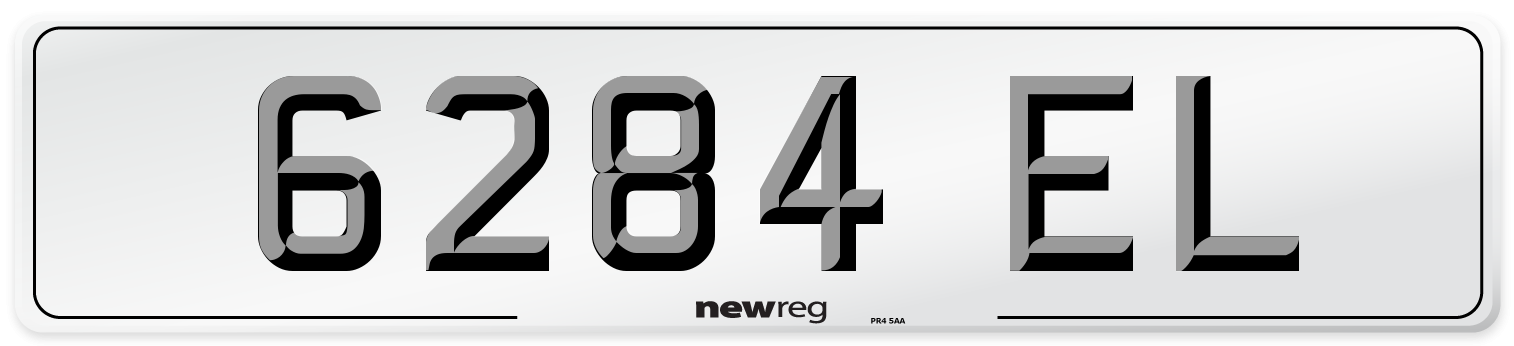 6284 EL Number Plate from New Reg